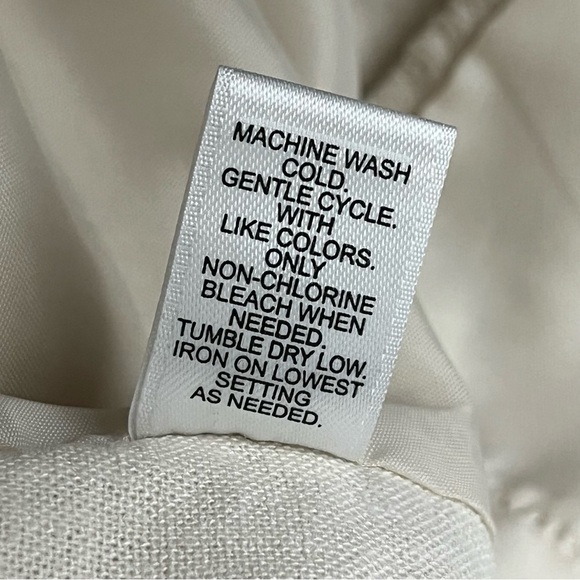 Cato Beige Linen Blazer Single Button Coastal Beach Preppy Lagenlook 14/16W - Picture 6 of 9